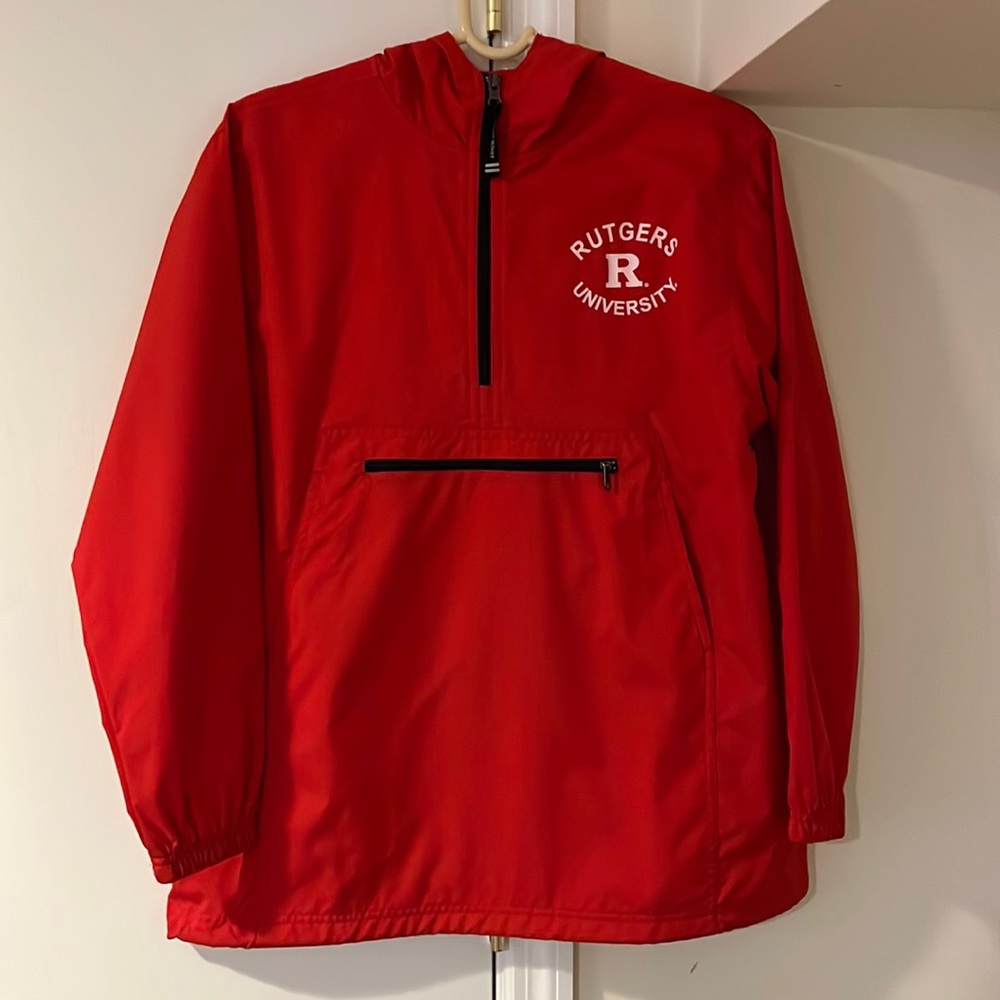 rutgers university rain jacket
